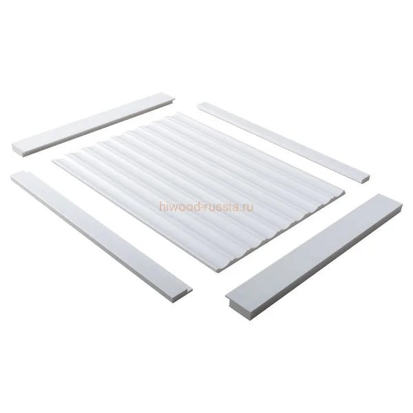 Финишный молдинг LF124A NP правый белый (42х12х2700мм) в Стерлитамаке