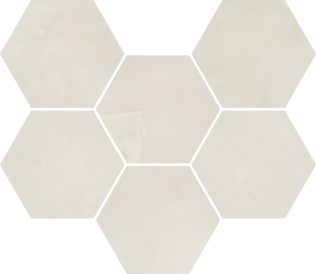 Керамогранит Italon Континуум Полар Мозаика Гексагон (Натуральная 25х29) в Стерлитамаке