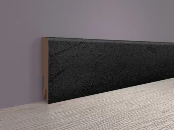 Плинтус MDF Bonkeel 24034 Чёрный Лофт (80х16х2400 мм) в Стерлитамаке