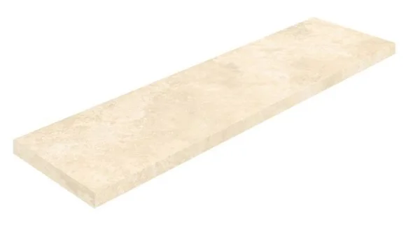 Керамогранит Coliseum Аурелия Уайт Ступень угловая левая (Натуральный, 33х120) в Стерлитамаке