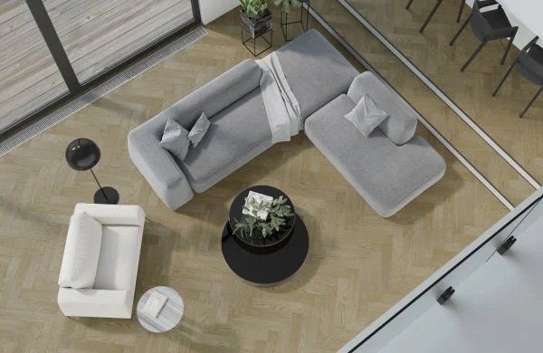 Паркетная доска Quartz Parquet Английская Ёлка Дуб Карельский 33-419 в Стерлитамаке