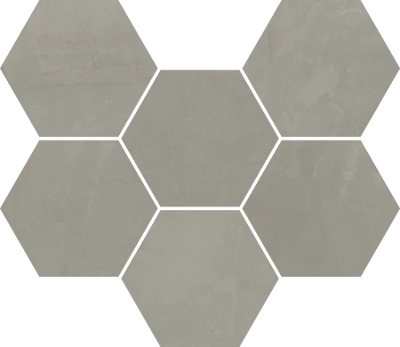 Керамогранит Italon Континуум Айрон Мозаика Гексагон (Натуральная 25х29) в Стерлитамаке