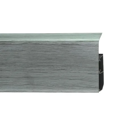 Пластиковый плинтус Royce №333 Серебристый Жемчуг (80х24х2200мм) в Стерлитамаке