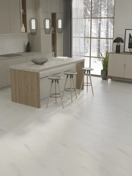 Ламинат Egger PRO 8/33 4V Large Aqua+ Мрамор Леванто белый EPL245 в Стерлитамаке