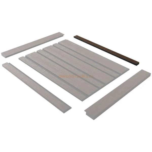 Финишный молдинг LF124B BR396K левый декорированный (31х12х2700мм) в Стерлитамаке