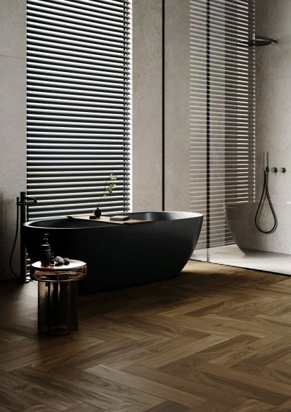 Паркетная доска Quartz Parquet Английская Ёлка Орех Американский 33-400-29 в Стерлитамаке