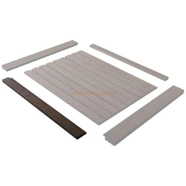 Финишный молдинг LF124A BR396 правый декорированный (42х12х2700мм) в Стерлитамаке