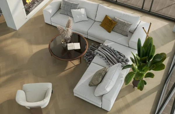 Паркетная доска Quartz Parquet Английская Ёлка Дуб Шампань 33-414 в Стерлитамаке