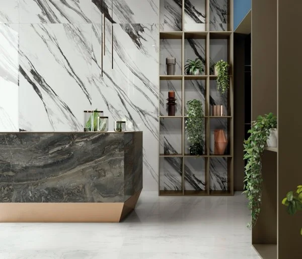 Керамогранит Italon Шарм Делюкс Бьянко Микеланджело 80х160 (Люкс и реттифицированная) в Стерлитамаке