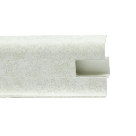 Пластиковый плинтус Royce №860 Белый Кварц (58х22х2200мм) в Стерлитамаке