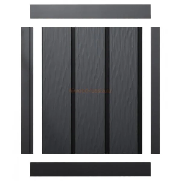 Финишный молдинг LF124A GR15K правый декорированный (42х12х2700мм) в Стерлитамаке