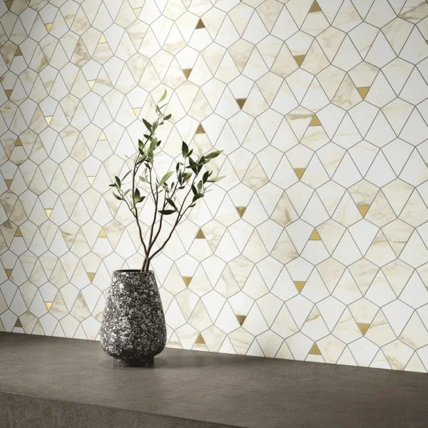 Керамогранит Italon Этернум Каррара Мозаика Вертекс 25.8х30 (Натуральная) в Стерлитамаке