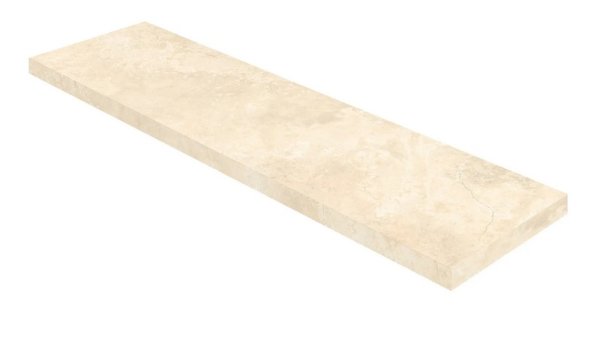 Керамогранит Coliseum Аурелия Уайт Ступень угловая правая (Натуральный, 33х120) в #REGION_NAME_DECLINE_PP#